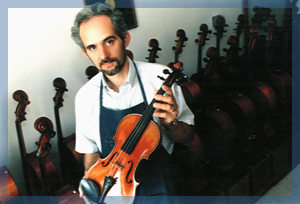 Rolland Holding a Violin